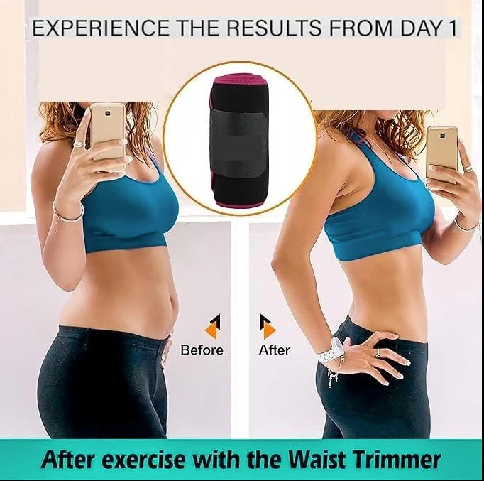 Adjustable Waist Trimmer Sweat Belt