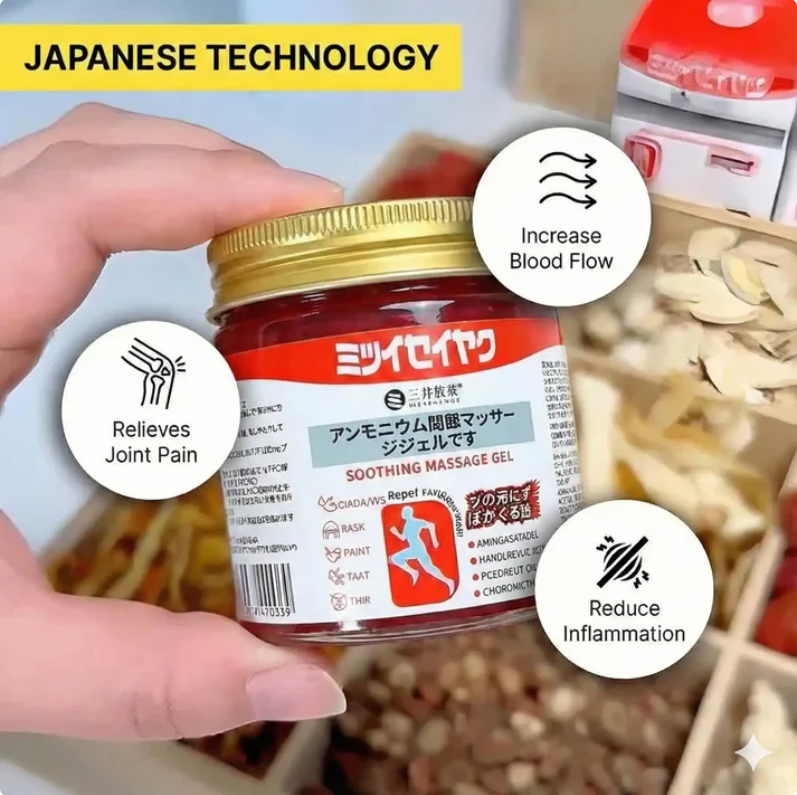 Japanese Massage Gel For Joint Pain And Muscle Relief